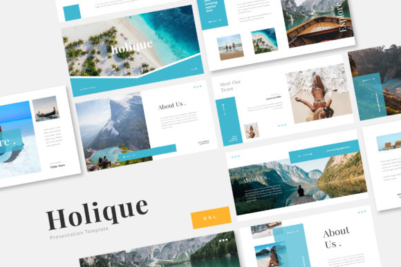 Download Holiquoe Travel GoogleSlide Presentation - Slide Collection
