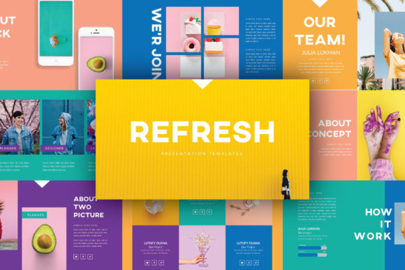 Download Refresh Googleslide Template - Slide Collection