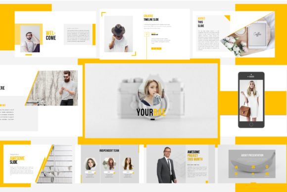 Download YOURBAE Googleslide Template - Slide Collection