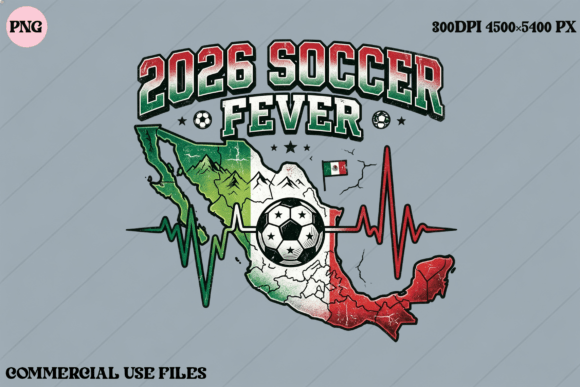 Download 2026 Soccer Fever Mexico Map Heartbeat - Map Collection