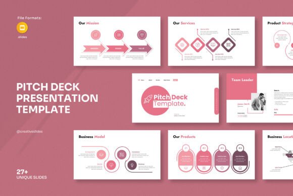 Download Pitch Deck Google Slides Template - Slide Collection