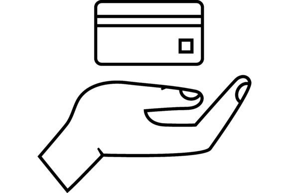 Download Hand of Buyer of Bank Client Holds Bank - Buyer Collection