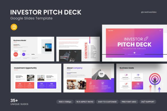 Download Investor Pitch Deck Google Slides - Slide Collection