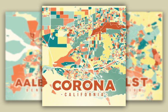 Download Corona Colorful Map - Map Collection